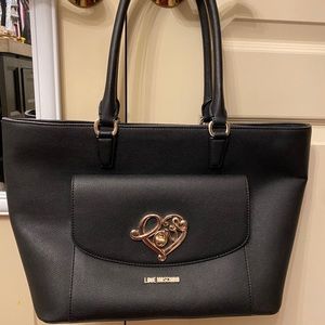 Love Moschino black tote